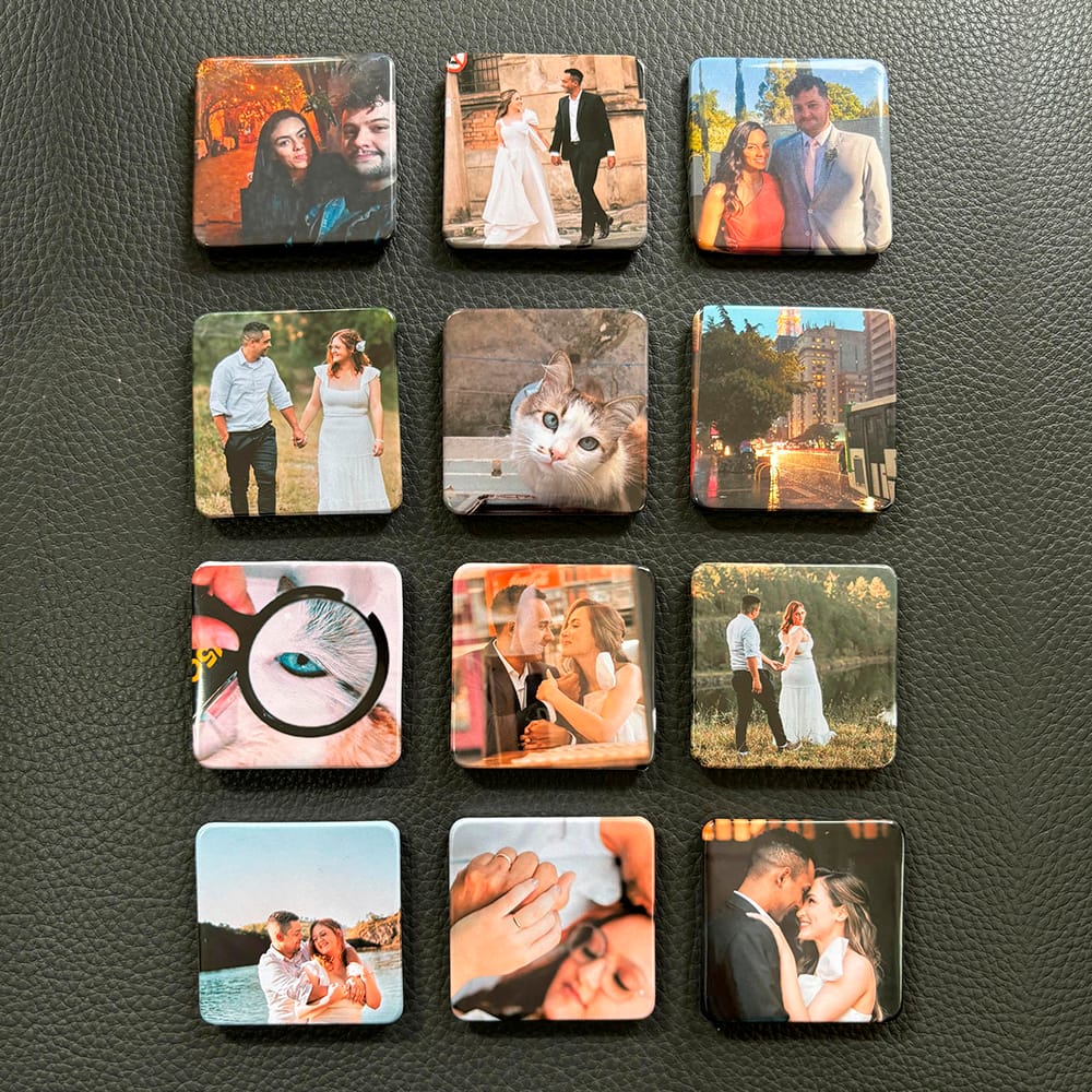 Kit com 12 Ímãs personalizados PIC MAG