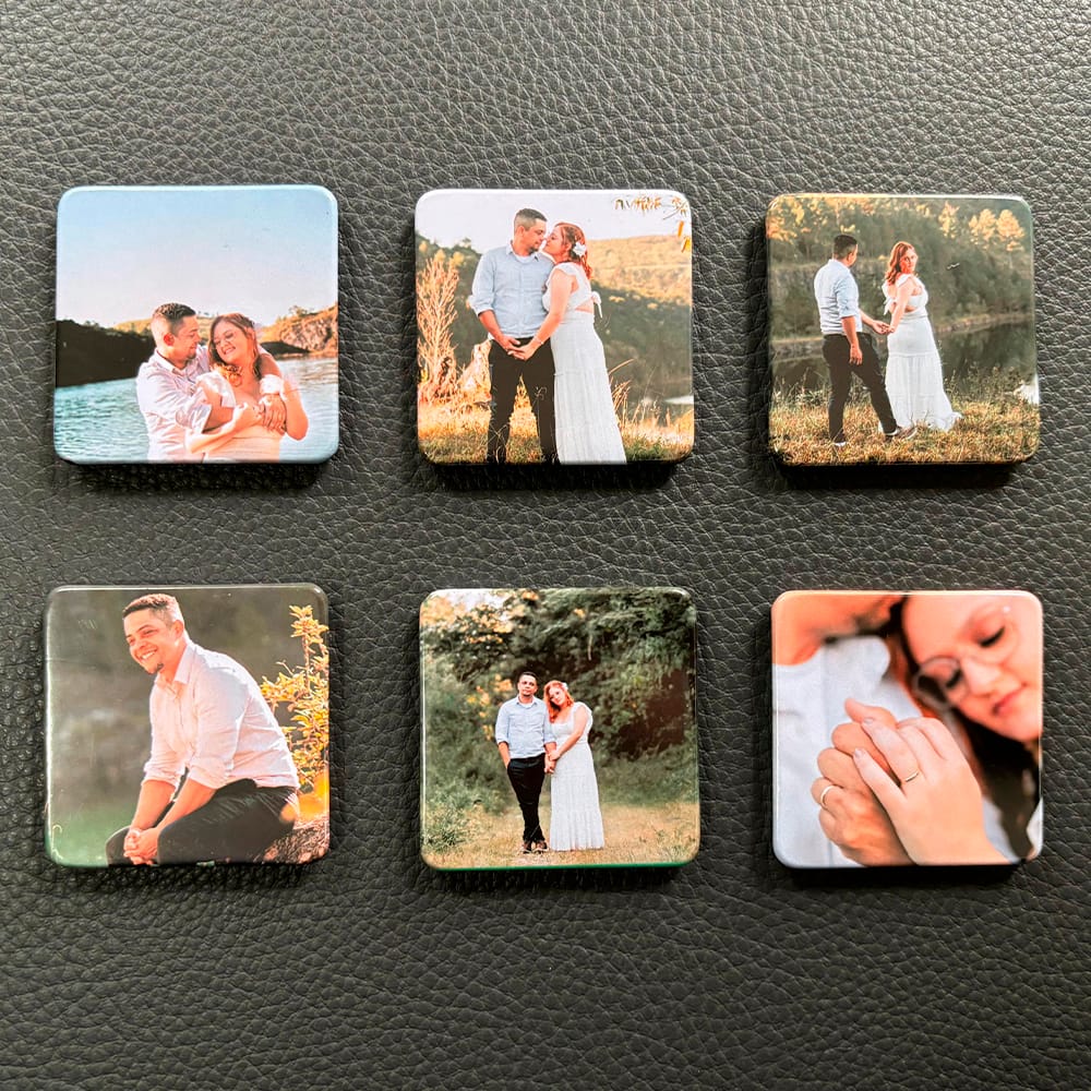 Kit com 6 Ímãs personalizados PIC MAG