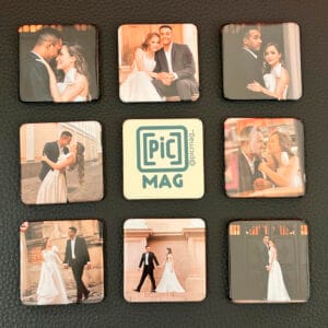 Kit com 9 Ímãs personalizados PIC MAG